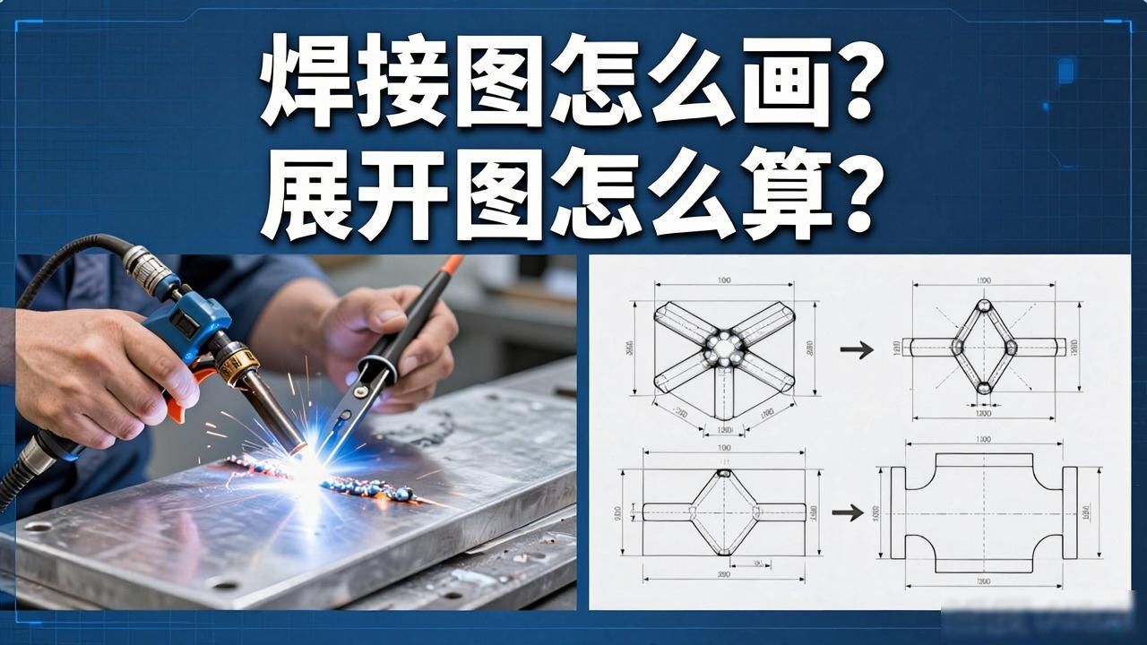 焊接图规范画法_展开图精准计算_焊接符号简介