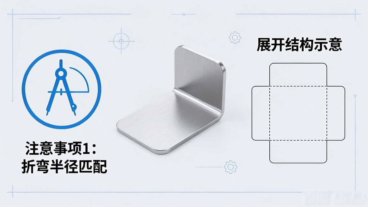 proe折弯钣金件展开方法_钣金多面圆弧展开_proe钣金技巧