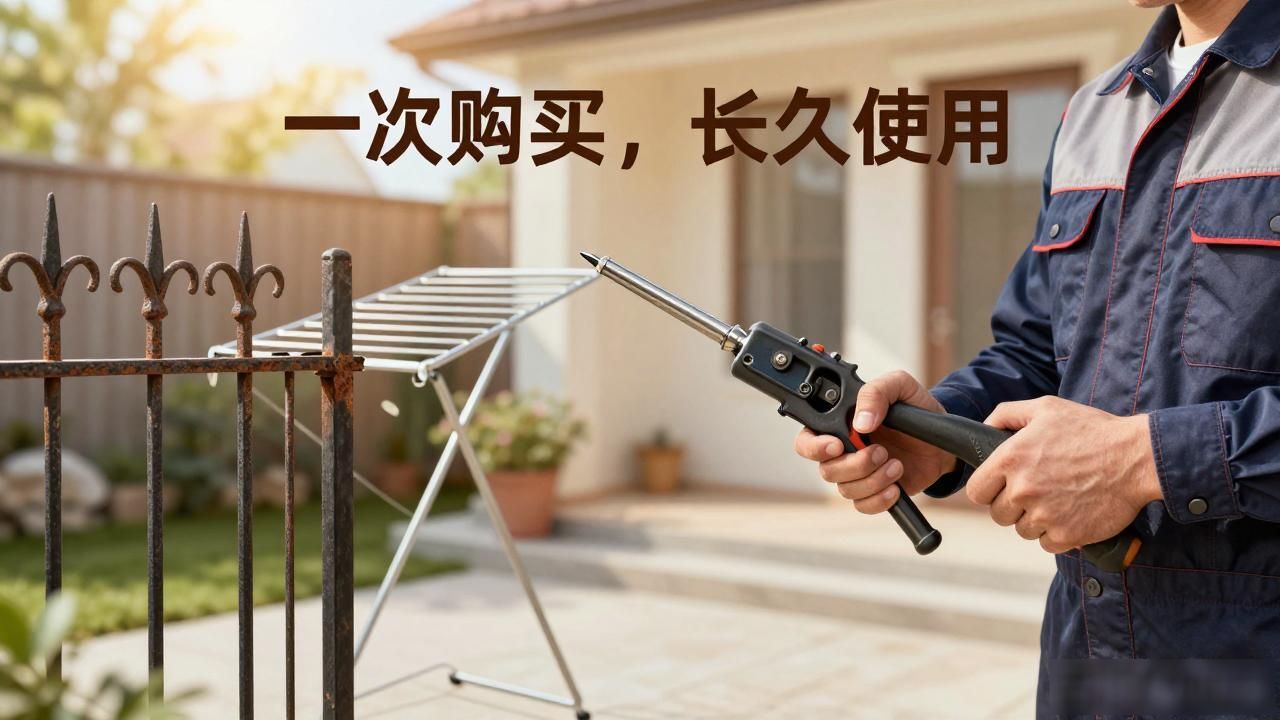 带备用零件的手动拉铆枪_牛人自制拉铆工具_模块化设计快速维修拉铆枪