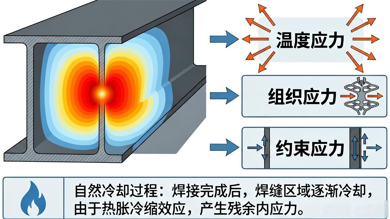 钢构件焊接变形与火焰矫正工艺初探-论文发表-铆焊老刘铆工焊工笔记