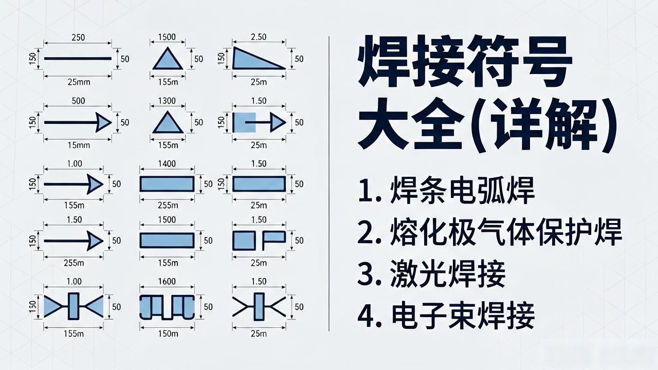 焊接符号大全(详解)-铆焊老刘铆工焊工笔记