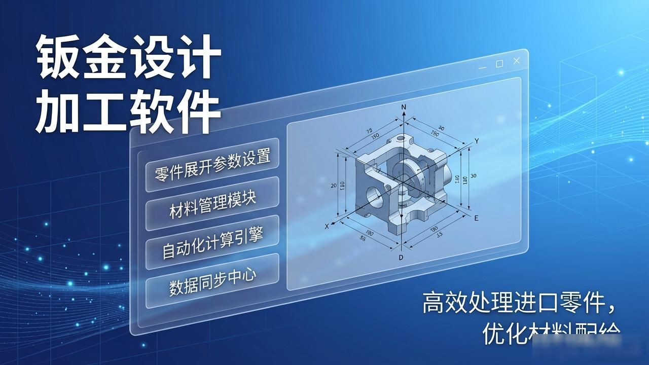 钣金设计软件 RADAN SolidWorks _ 钣金展开软件 creo Solid Edge _钣金展开设计软件