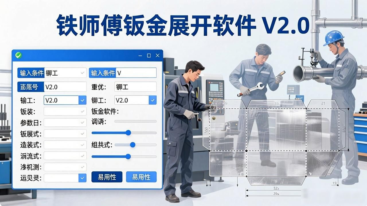 铁师傅钣金展开软件加强版_铁师傅钣金展开软件破解版_Fase from钣金展开软件