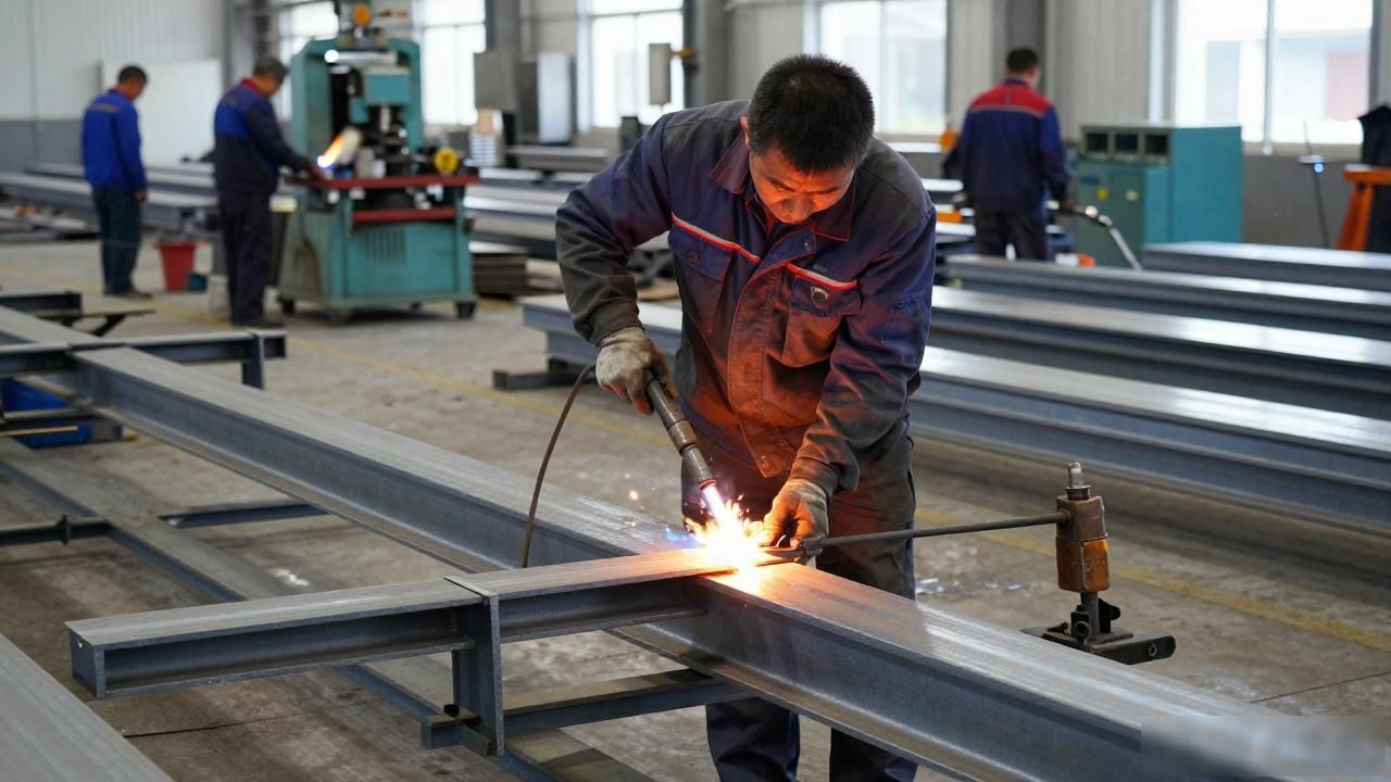 钢柱火焰矫正_云南钢结构加工火焰矫正方法_云南钢结构焊接变形火焰矫正