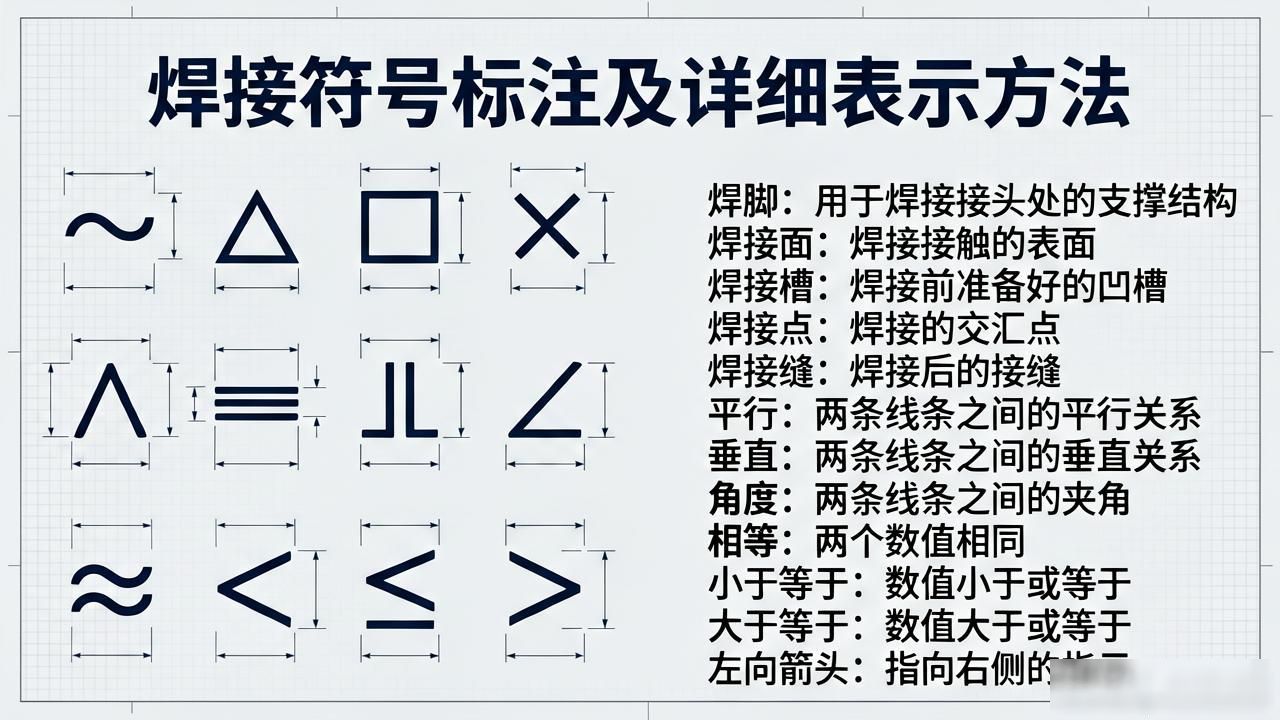 焊接符号标注及详细表示方法-铆焊老刘铆工焊工笔记
