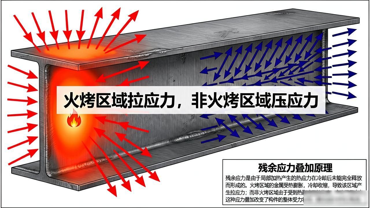 浅谈火焰矫正的注意事项都有哪些?-铆焊老刘铆工焊工笔记