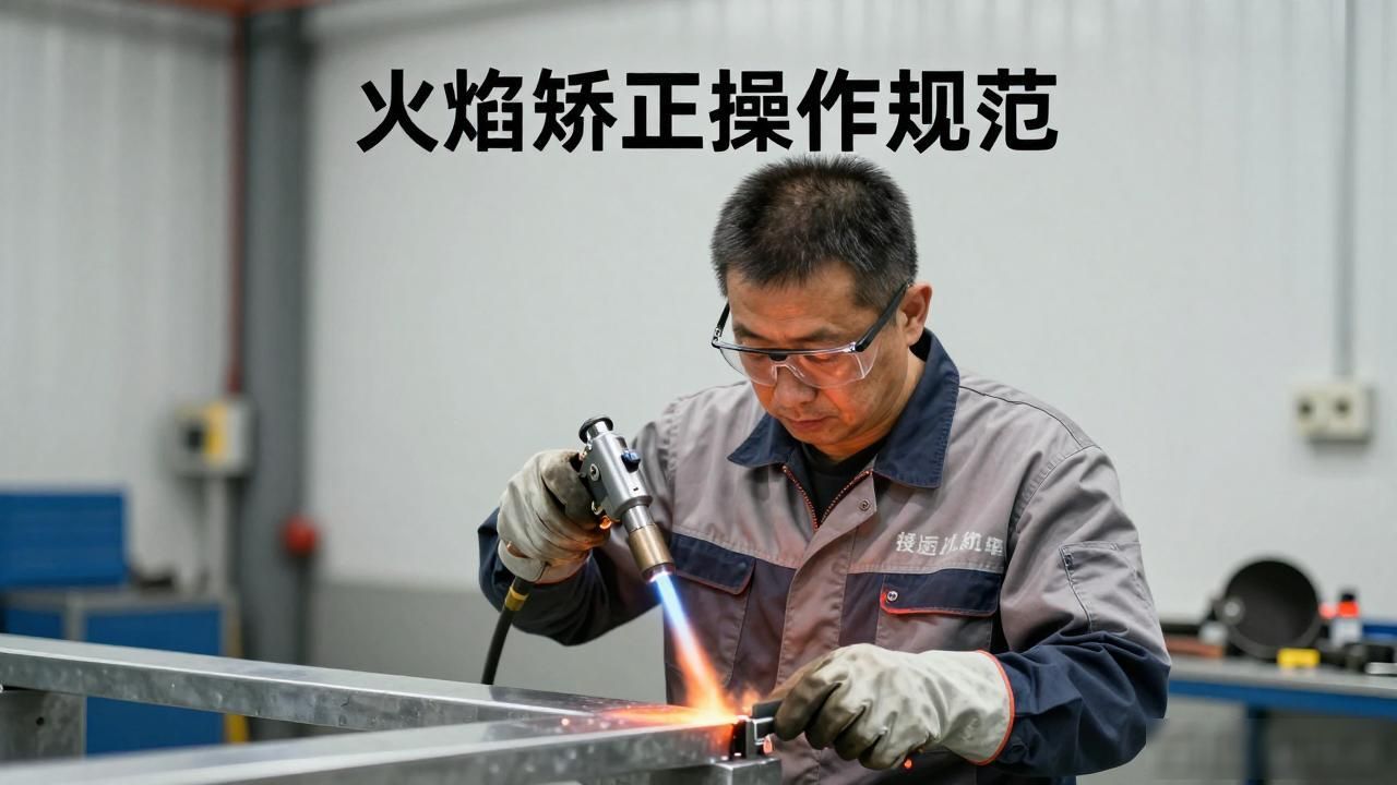 钢构火焰矫正注意事项_火焰矫正对钢材的影响_焊工火焰矫正方法图解