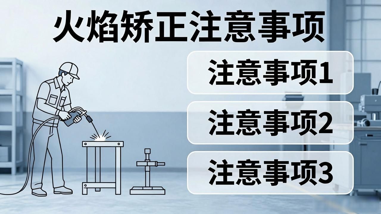 火焰矫正对钢材的影响_钢构火焰矫正注意事项_焊工火焰矫正方法图解