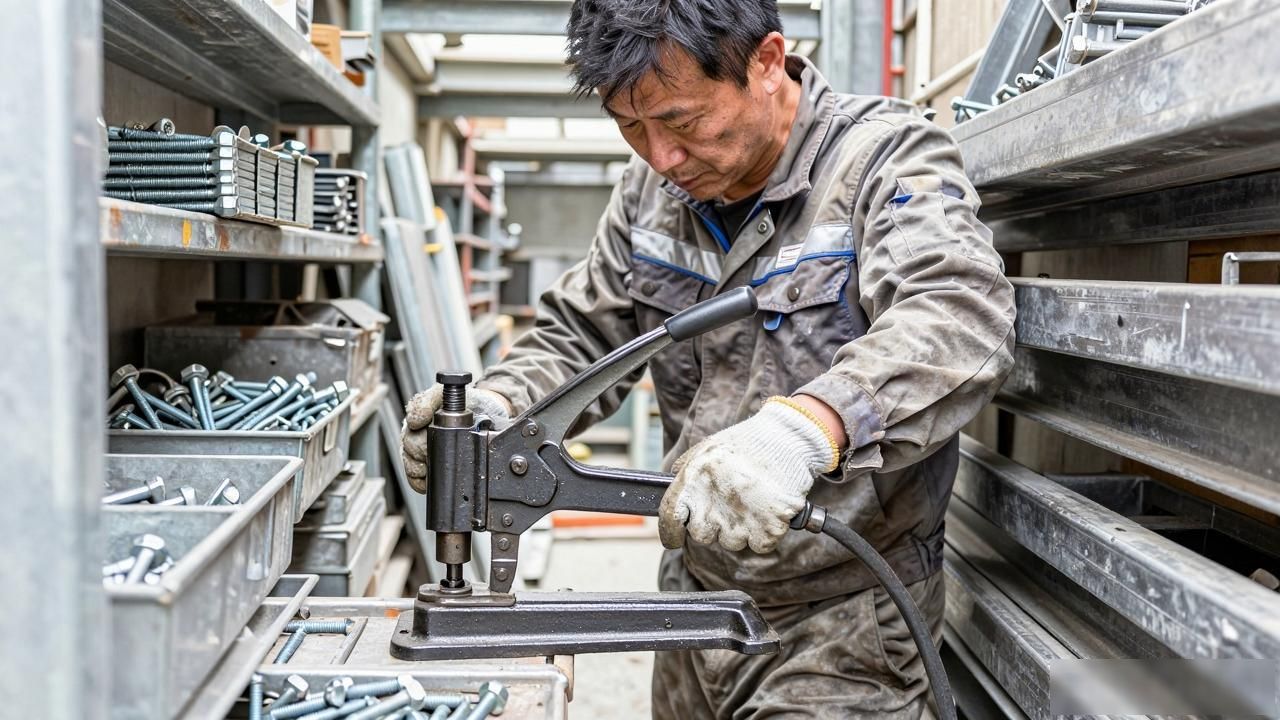 狭小空间手动压铆工具_铆钉压铆工具品牌排行_飞机装配空间狭小部位压铆钳