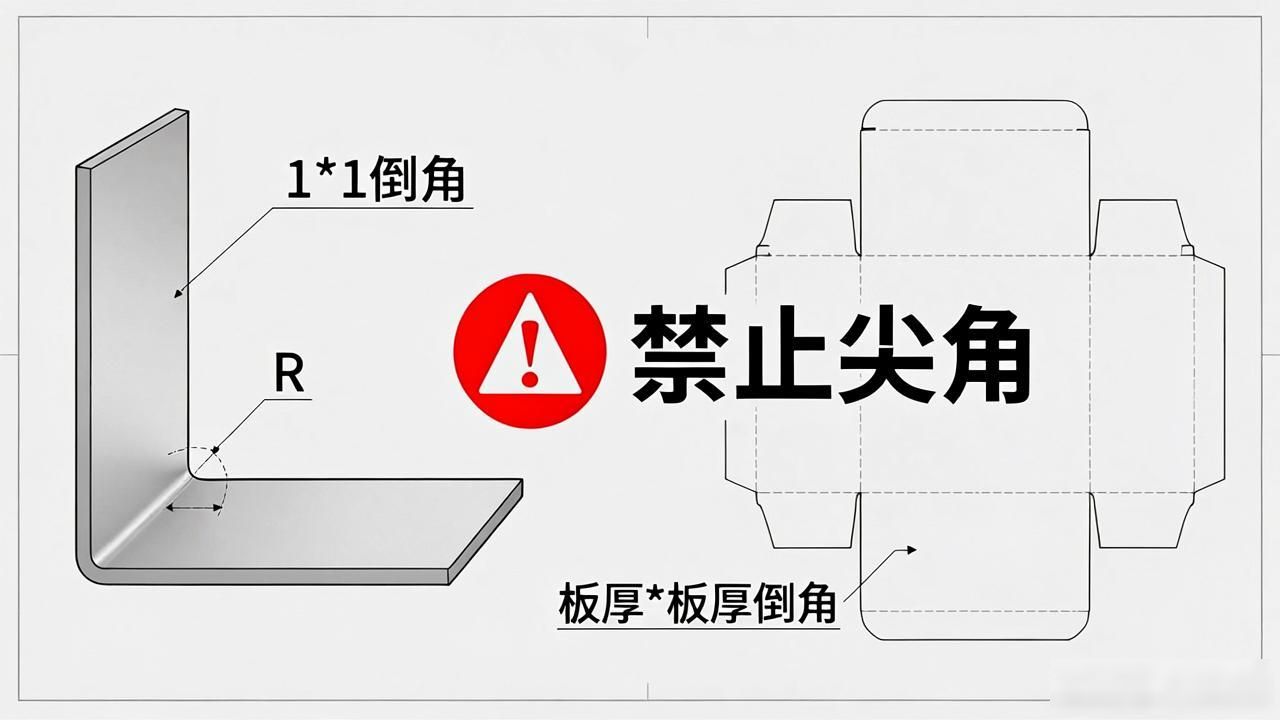 钣金：展开图的绘制的注意事项-铆焊老刘铆工焊工笔记