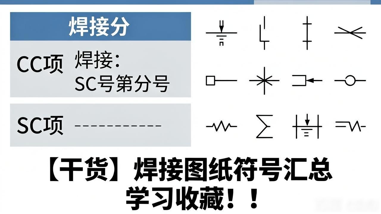 焊接符号标注方法_钢结构焊缝符号含义_机械厂焊接图纸符号