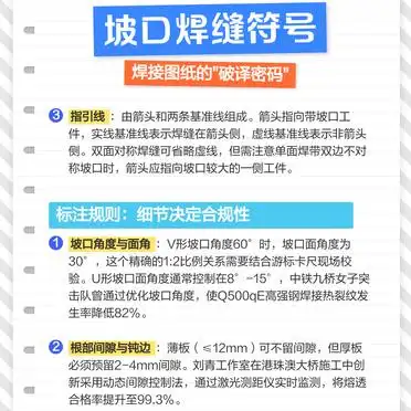坡口焊缝符号 标注规则 GB/T324焊接标准_焊接坡口符号