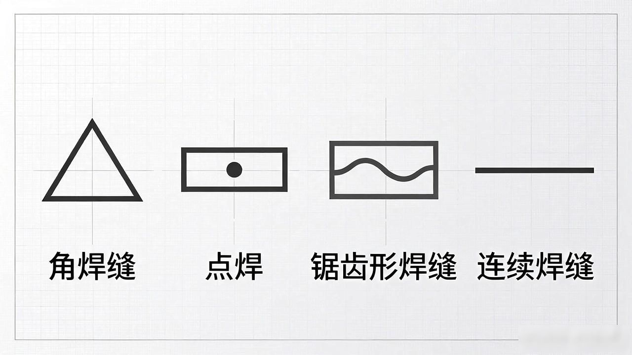 焊缝标注方法_机械厂焊接图纸符号_符号标注法