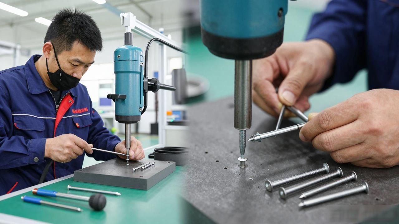伺服监控铆螺母枪_拉铆螺母枪安装技巧_狭小空间拉铆工具选择