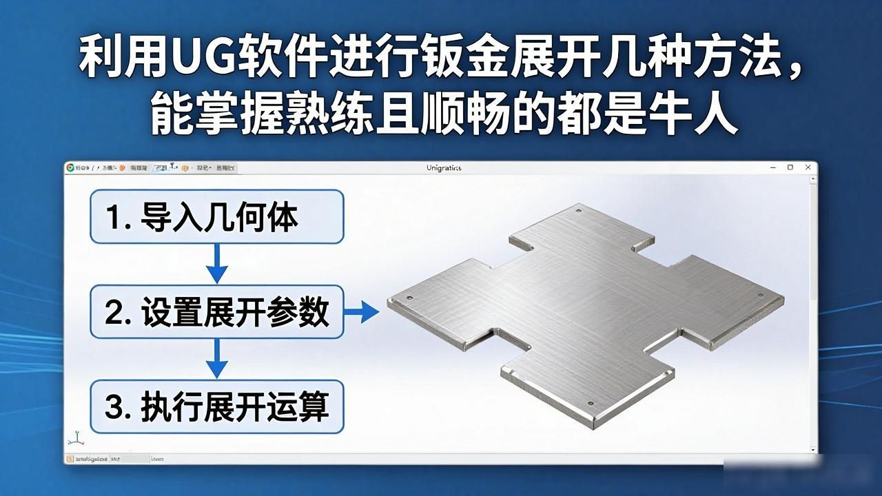 ug伸直展平实体命令_ug钣金展开条件_ug软件钣金展开方法