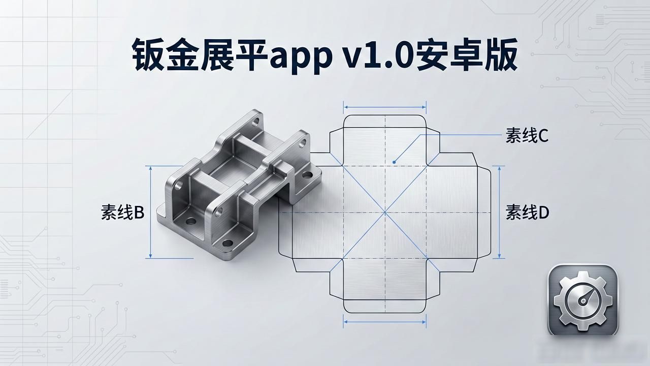 钣金展开计算工具_国产钣金展开软件_钣金展平软件下载