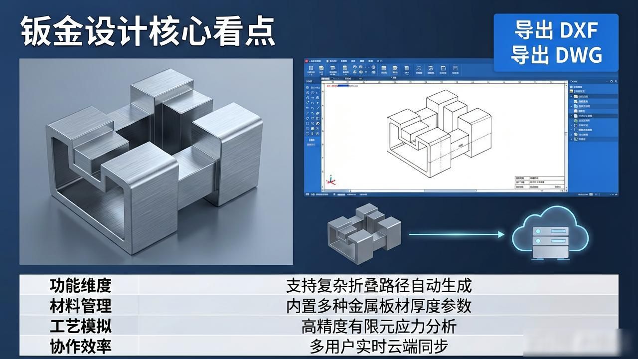 国产CAD钣金设计_国产钣金展开软件_国产CAD软件优势