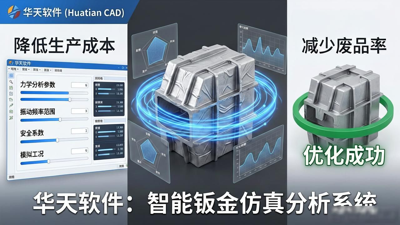华天软件钣金CAD制图_国产钣金展开软件_国产钣金设计软件优势