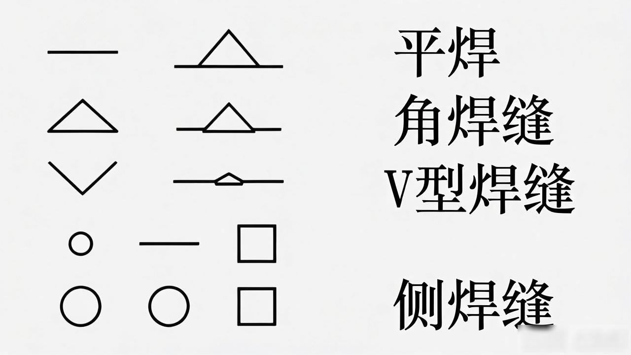 焊缝基本符号_常用坡口符号__焊接符号标注