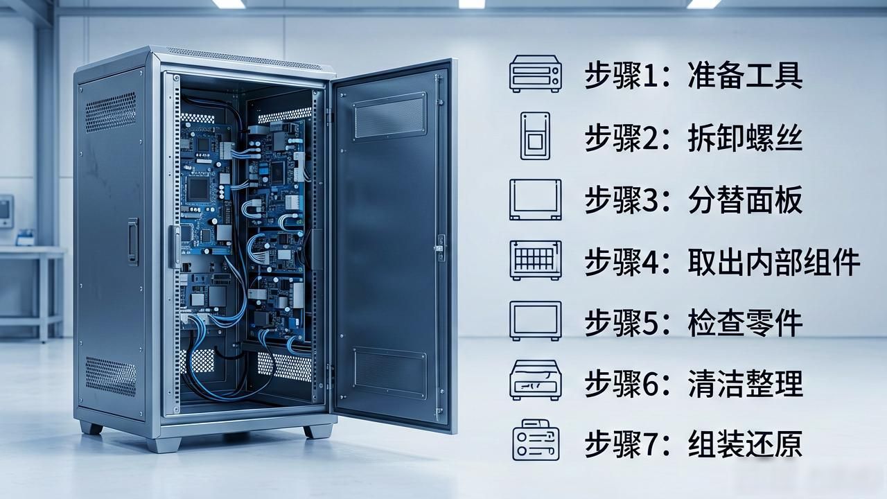 钣金件拆卸方法_机箱钣金拆分展开_钣金机箱机柜生产流程
