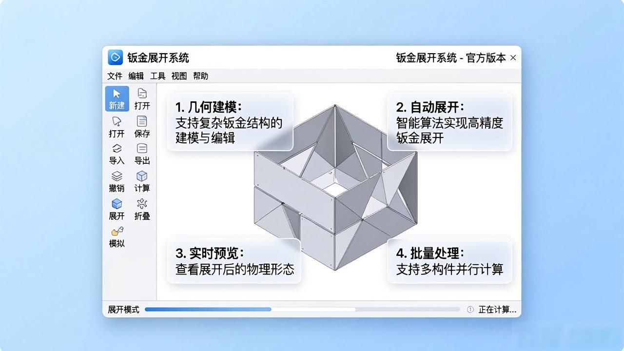 su钣金展开软件_金林钣金展开软件下载_金林钣金展开软件安装教程