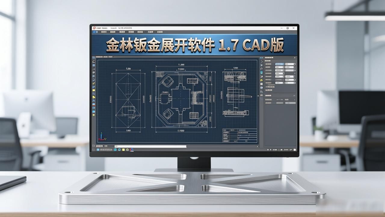 金林钣金展开软件 1.7 CAD版-铆焊老刘铆工焊工笔记