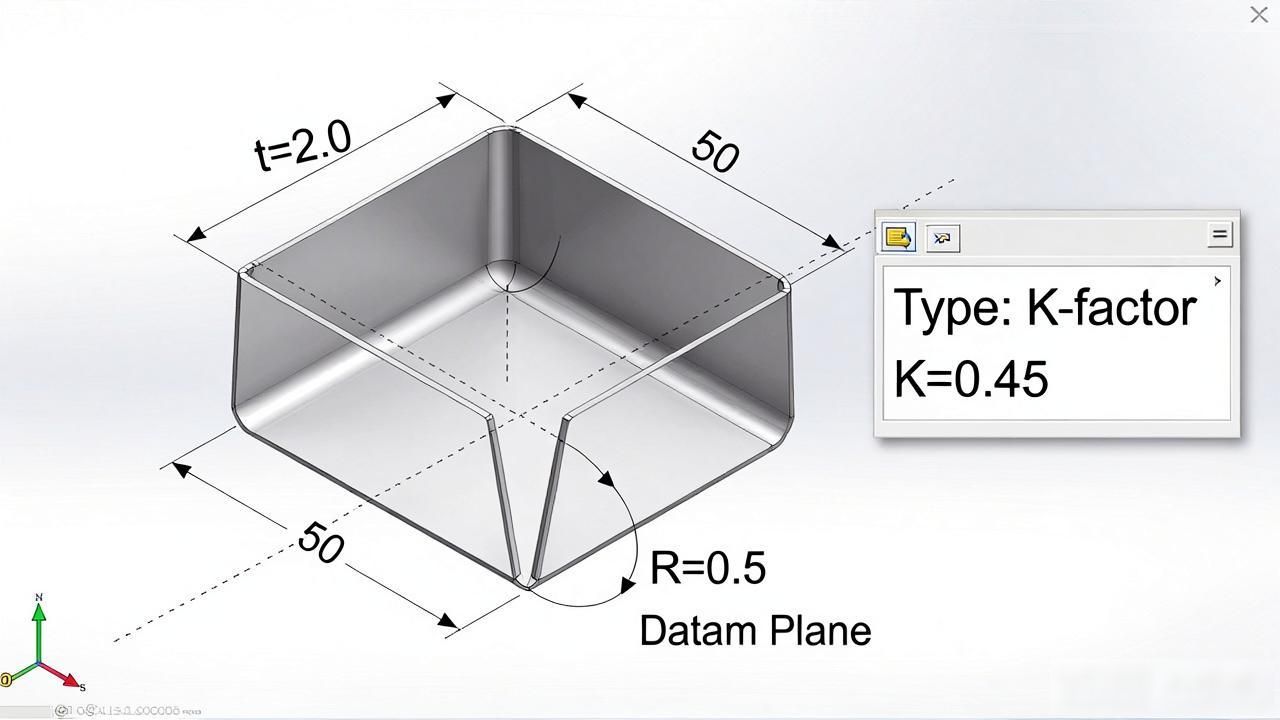 SolidWorks2012教程_SolidWorks钣金设计_solidworks钣金展开折弯