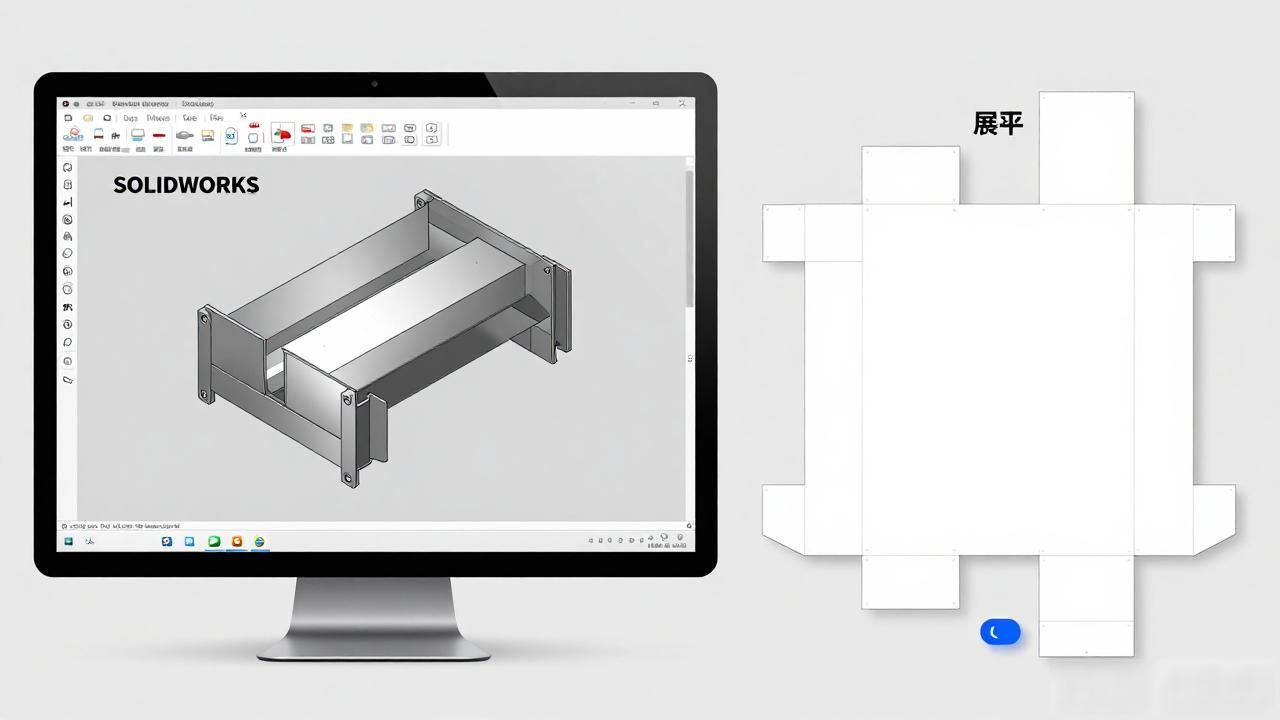 SOLIDWORKS钣金展开方法_展平功能操作_solidworks钣金展开折弯