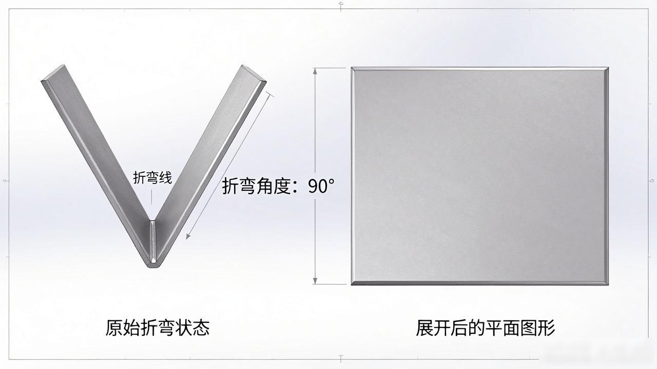 solidworks钣金展开折弯_展平功能操作_SOLIDWORKS钣金展开方法