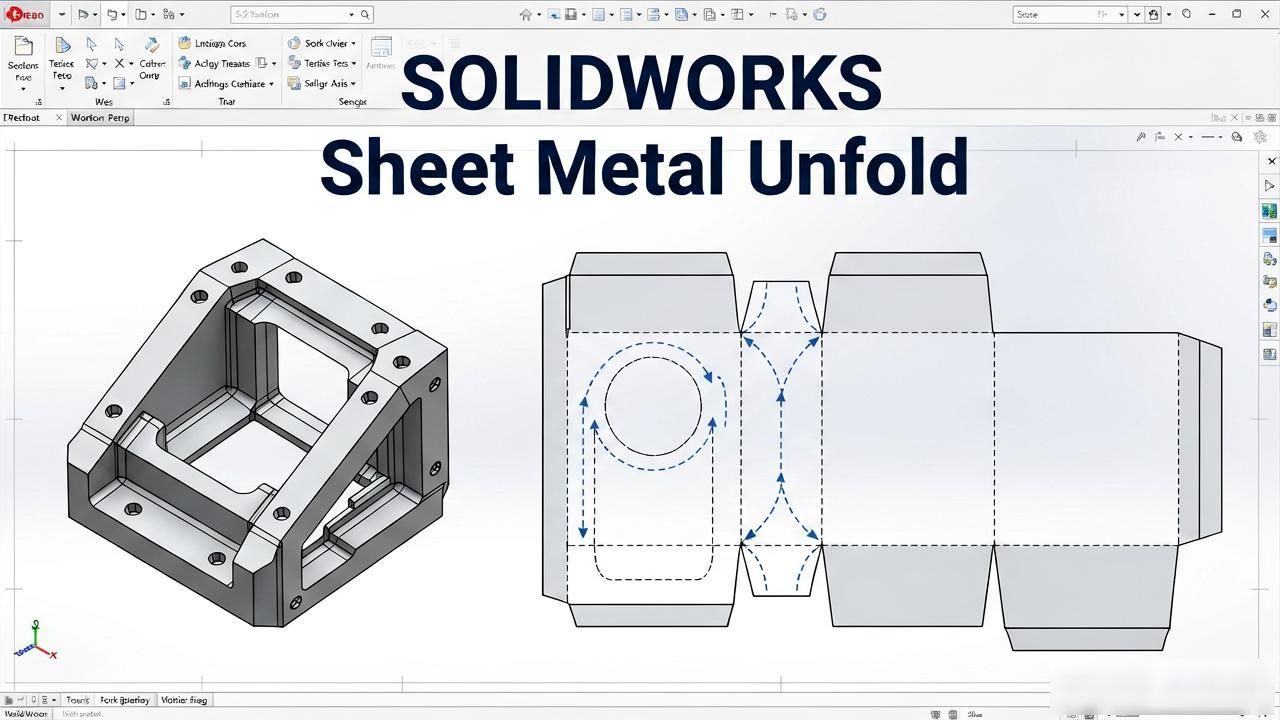 展平功能操作_solidworks钣金展开折弯_SOLIDWORKS钣金展开方法
