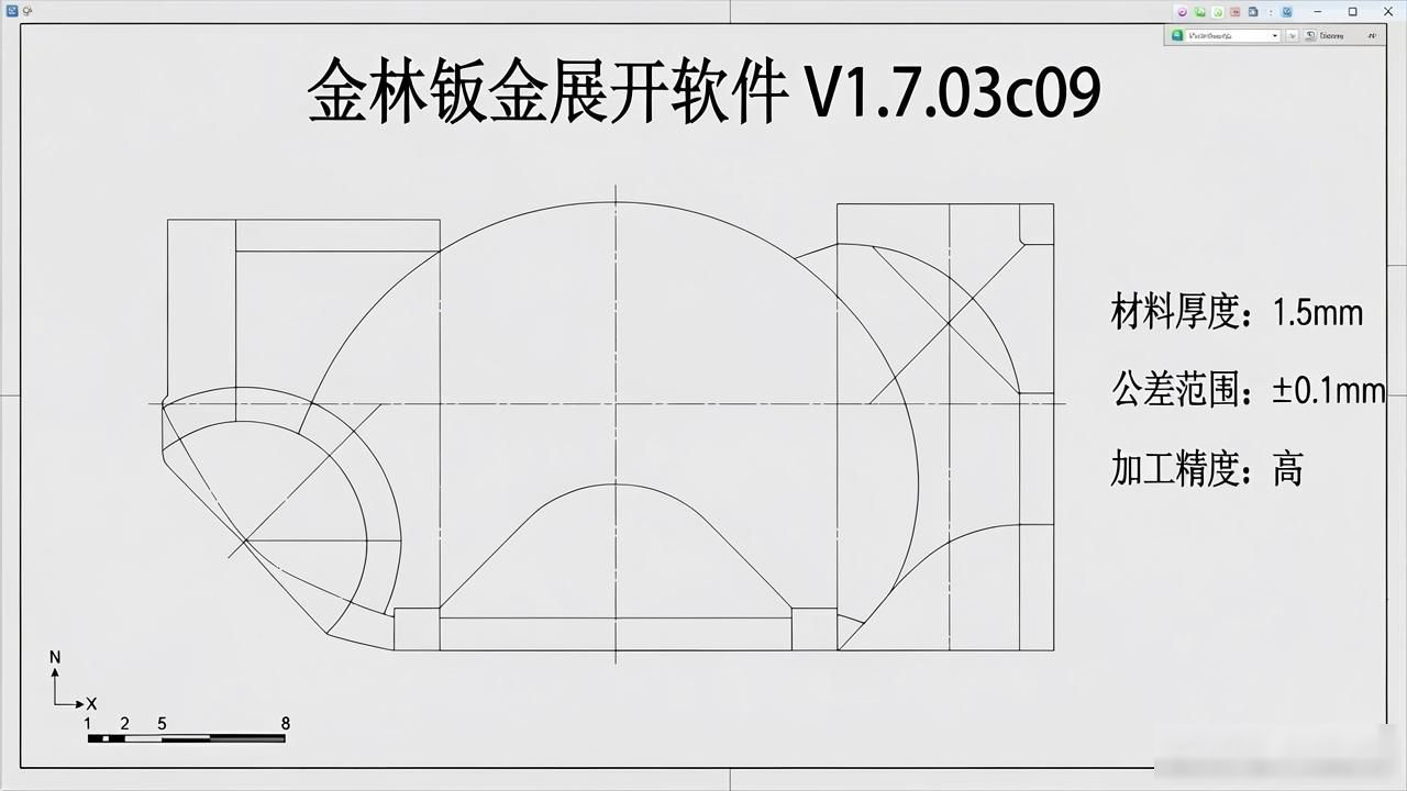 金林钣金展开软件完美破解版 V1.7.03c09 最新免费版-铆焊老刘铆工焊工笔记