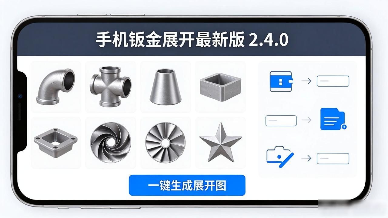 钣金展开计算工具_钣金展开 那个软件好用_手机钣金展开安卓软件
