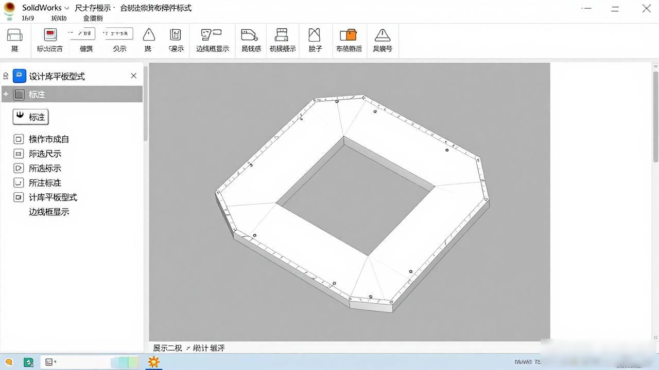 solidworks钣金展开折弯_SolidWorks钣金模块展开尺寸标注教程_SolidWorks钣金批量自动生成零件展开尺寸