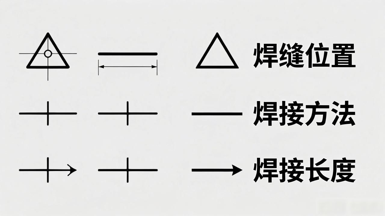 钢结构焊缝符号含义_常用的焊接符号_焊接符号标注方法