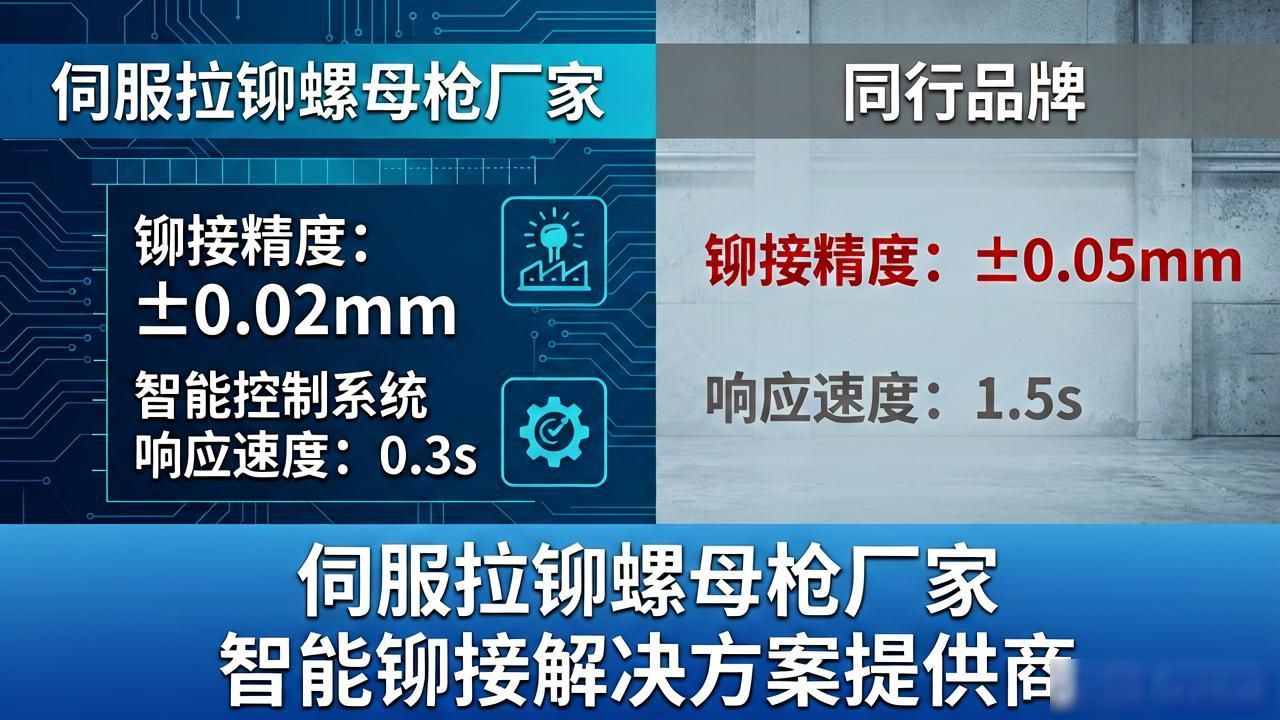 伺服拉铆螺母枪厂家 智能铆接解决方案提供商-铆焊老刘铆工焊工笔记