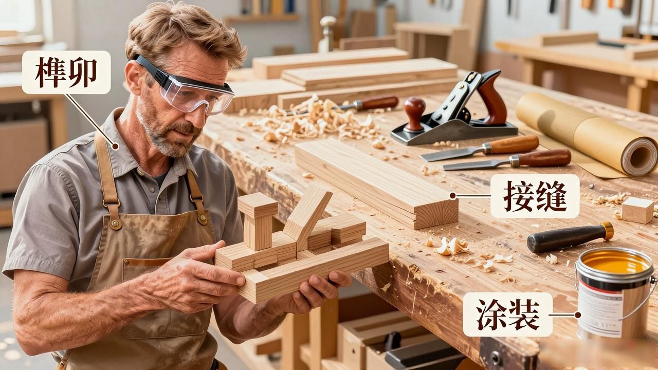 木工初学者的实践指南:从基础知识、工具到项目实践,如何入门并提升技能?-铆焊老刘铆工焊工笔记