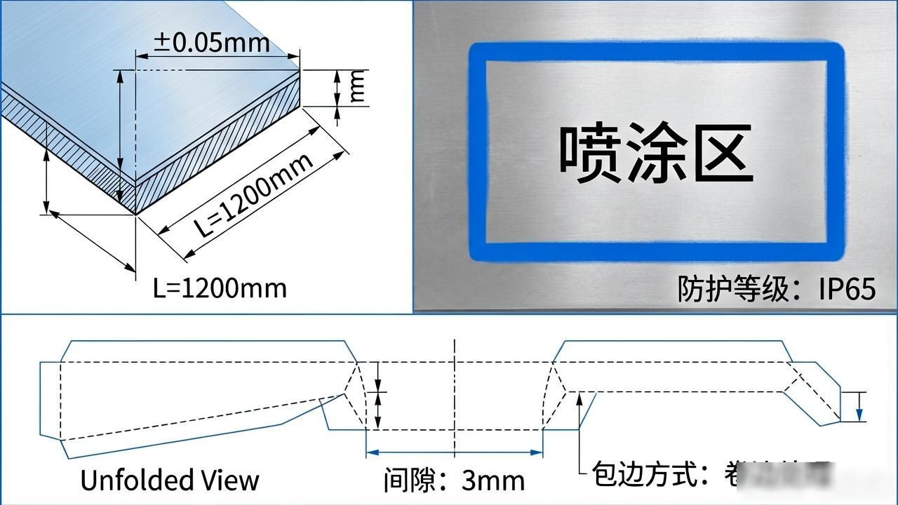 钣金加工工艺参数_钣金展开下料技巧_钣金加工注意事项
