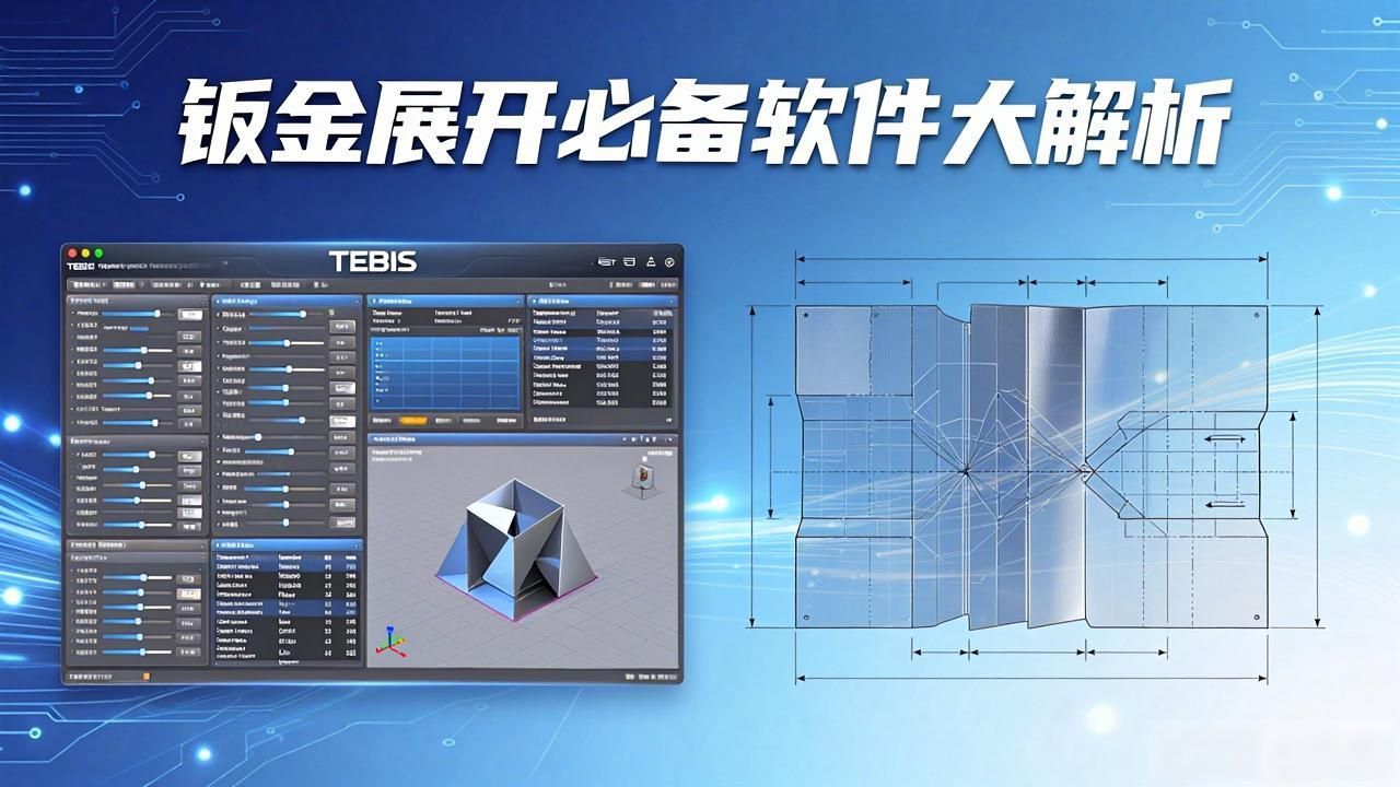 CAD CAM软件解析_钣金展开软件选择_df钣金展开软件