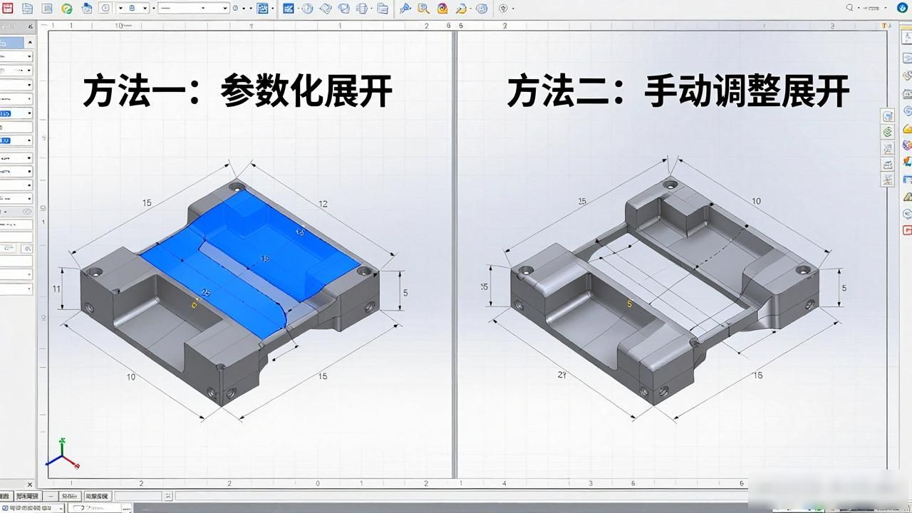 Proe钣金变形区域展开的两种方法-铆焊老刘铆工焊工笔记