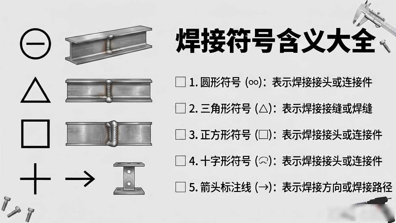 钢结构焊缝符号含义_焊接符号标注方法_焊接+图例符号