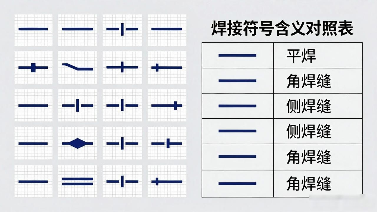 坡口符号表示方法_焊接符号标注方法_焊接+图例符号