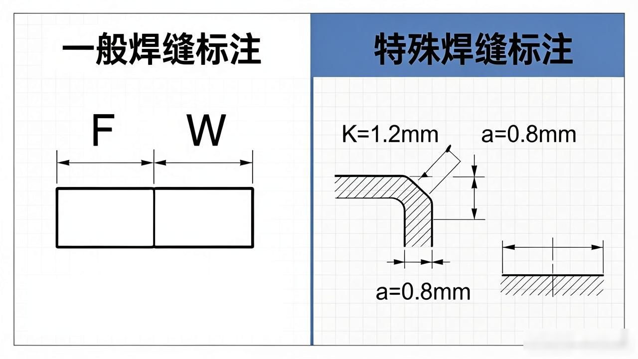 焊缝标注方法_符号标注法要素_焊接所有符号
