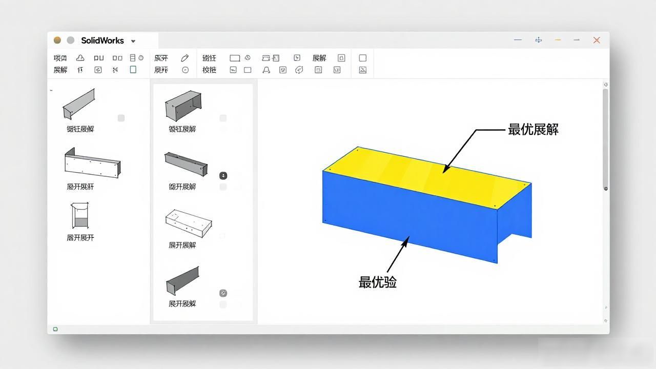 SolidWorks高效生成钣金工程图方法_SolidWorks钣金展开图绘制技巧_SolidWorks出钣金展开图