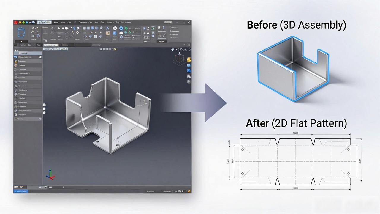 SolidWorks2016钣金展开教程_SolidWorks出钣金展开图_SolidWorks钣金展开失败解决方法