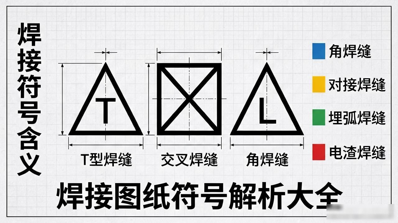 所有焊接符号_坡口符号含义_焊接符号标注方法