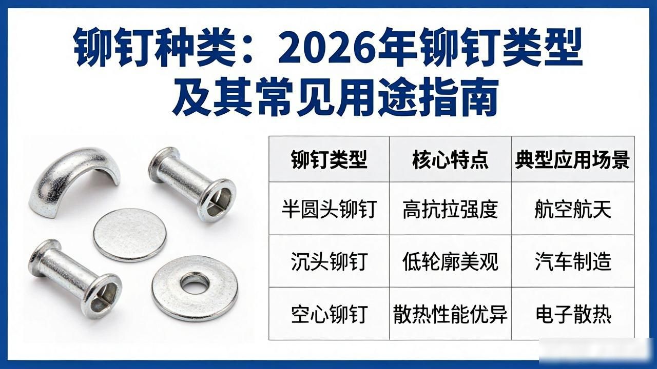 铆钉冷铆工具_实心铆钉_铆钉类型