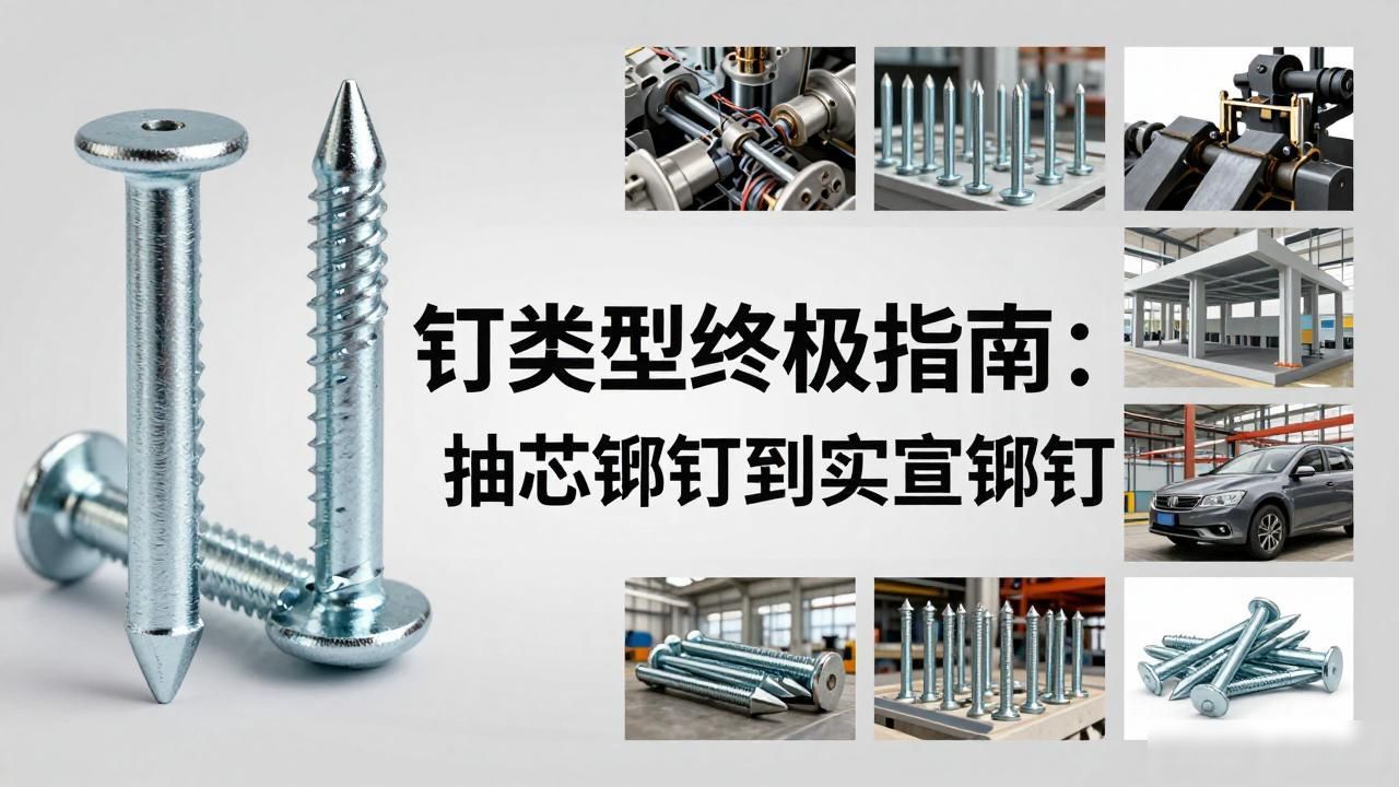 铆钉类型终极指南：从抽芯铆钉到实心铆钉-铆焊老刘铆工焊工笔记