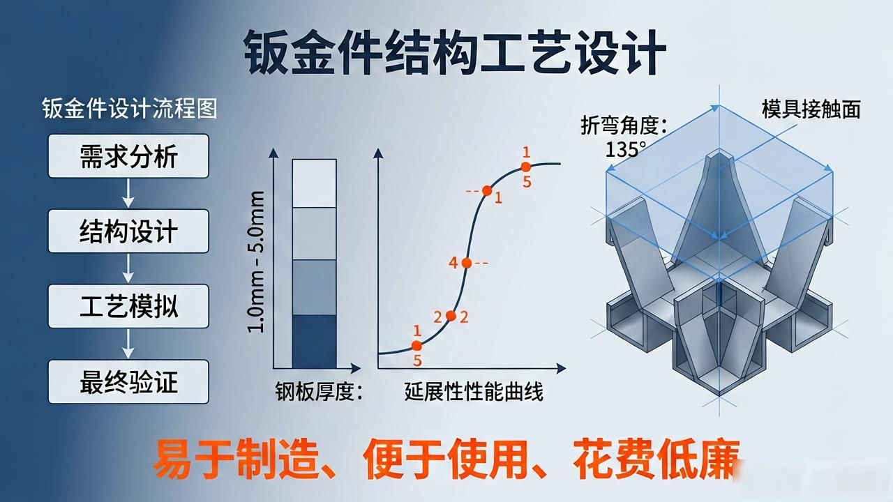 钣金弧面展开图_钣金结构设计原则_材料选择规范