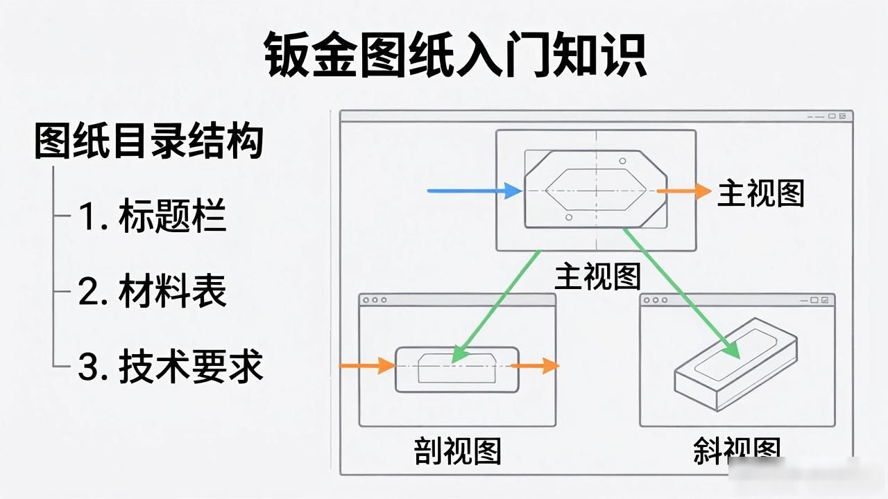 钣金图纸制造要求_如何看钣金图纸_绘图软件 钣金展开图