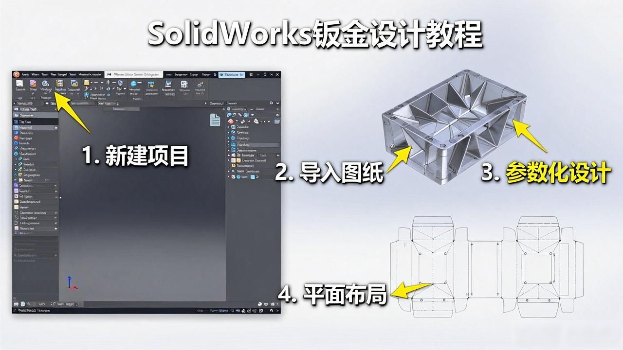 solidworks的钣金展开_solidworks钣金折叠功能使用_solidworks钣金展开图操作